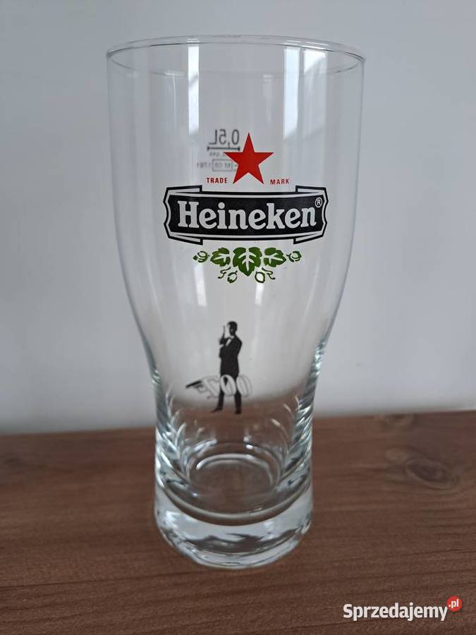 Szklanka do piwa pokal Heineken Bond 007 Warszawa