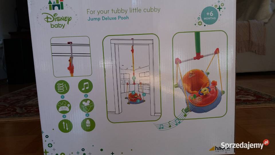 Huśtawka Disney Baby Jump deluxe pooh Leżaczki i huśtawki małopolskie Krzeszowice