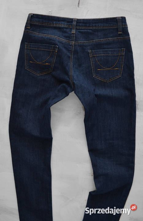 granatowe jeansy rurki skinny 34 XS S Warszawa