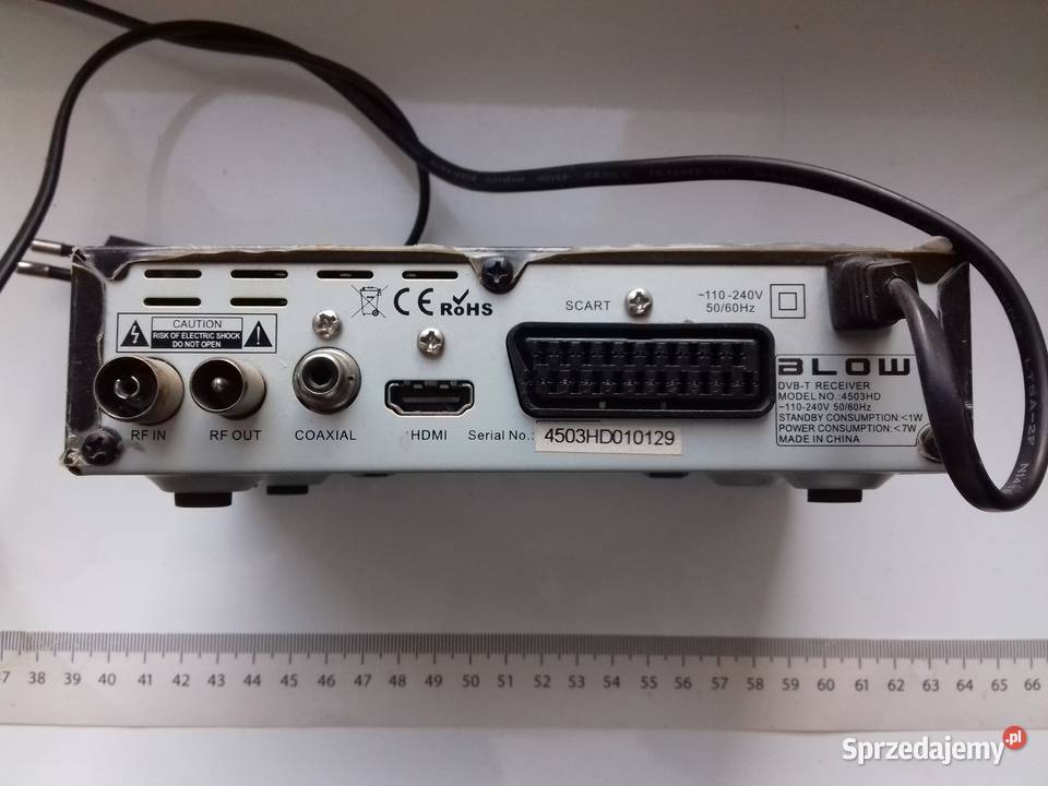 Dekoder TV BLOW DVBT 4503HD HDMI Scart USB RF Bydgoszcz