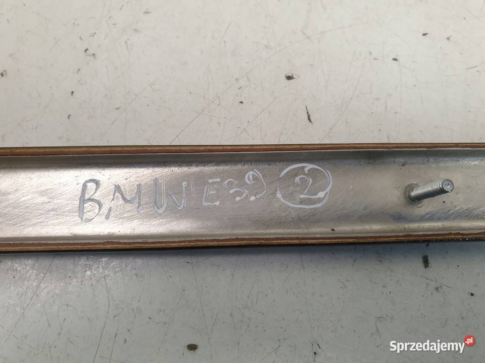 BMW E39 LISTWA DRZWI dekor LEWY TYŁ TYLNA Części samochodowe Rudka