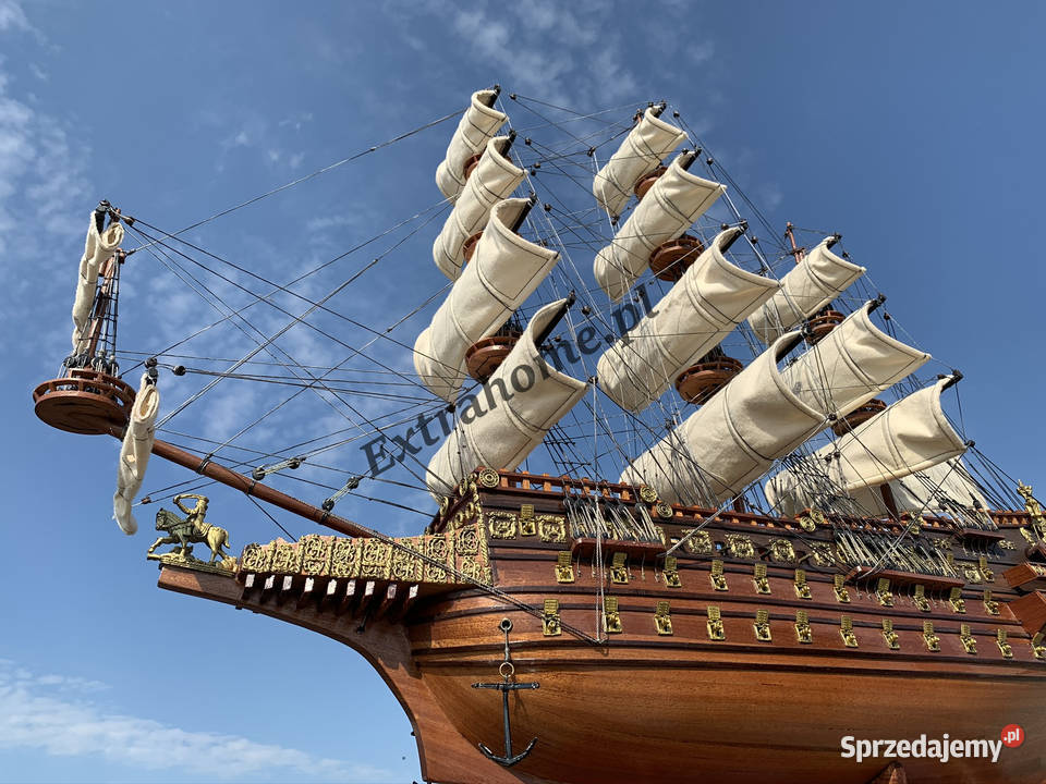 Drewniana Replika statku żaglowca HMS Victory 90 Dekoracje i ozdoby Wrocław