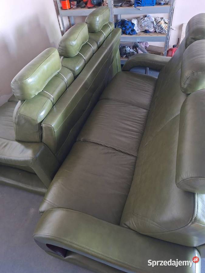 Potężny komplet salonowy 2x Sofa 3osobowa Fotel