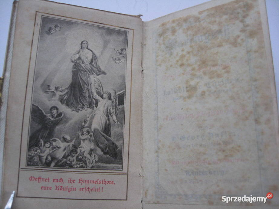 Modlitewnik XIX w oprawiony w kość Antyki wielkopolskie sprzedam