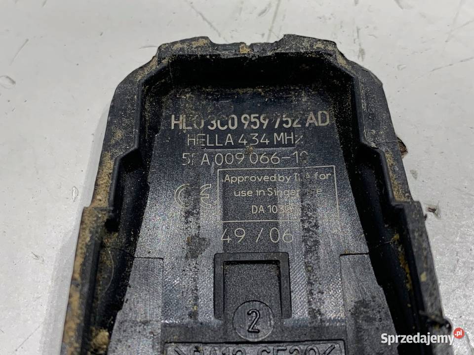 KLUCZYK VW PASSAT B6 3C0959752AD 0511 PILOT