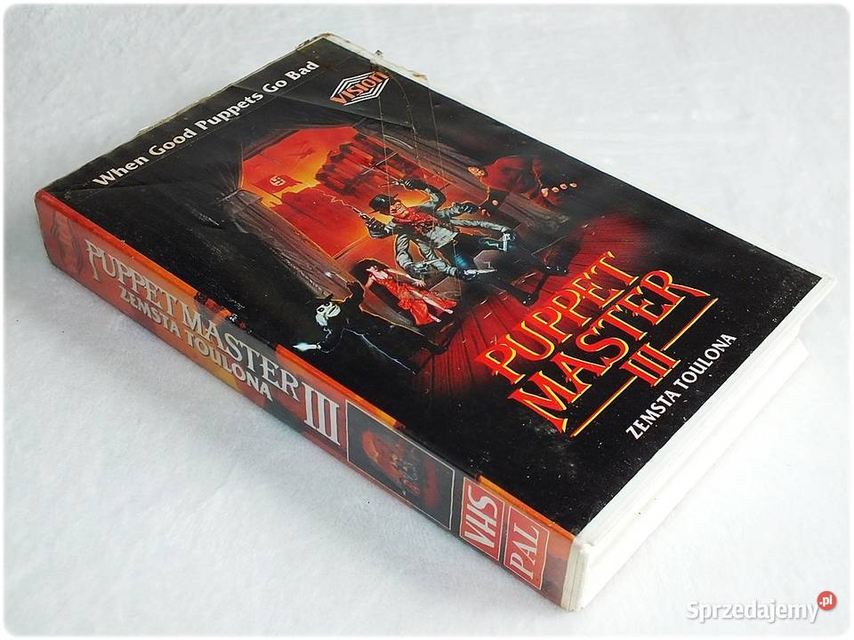 Kaseta VHS Film Władca lalek 3 Zemsta Toulona Żary