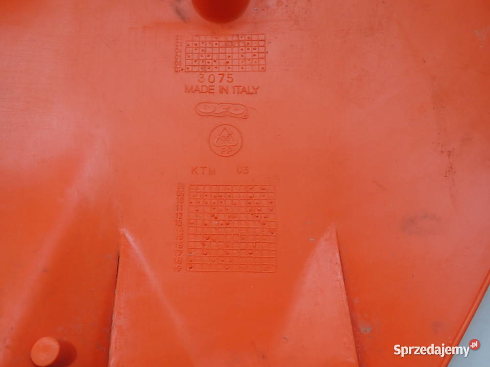Plastron Orange Pole Startowe KTM SX 125 200 SXF Strzelce Krajeńskie