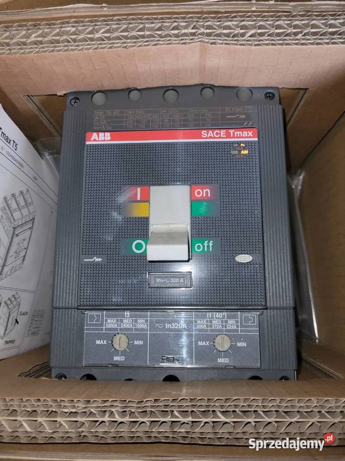 ABB Wyłącznik kompaktowy SACE Tmax T5 L 400 Pozostałe Orle