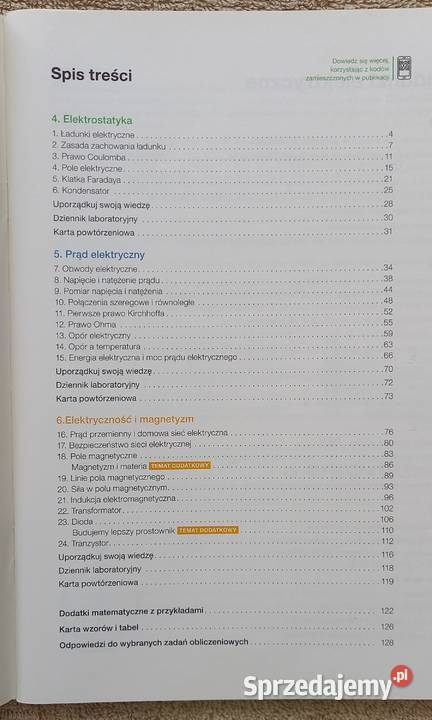 Odkryć fizykę Karty pracy ucznia 2 z dziennikiem Małkinia Górna sprzedam