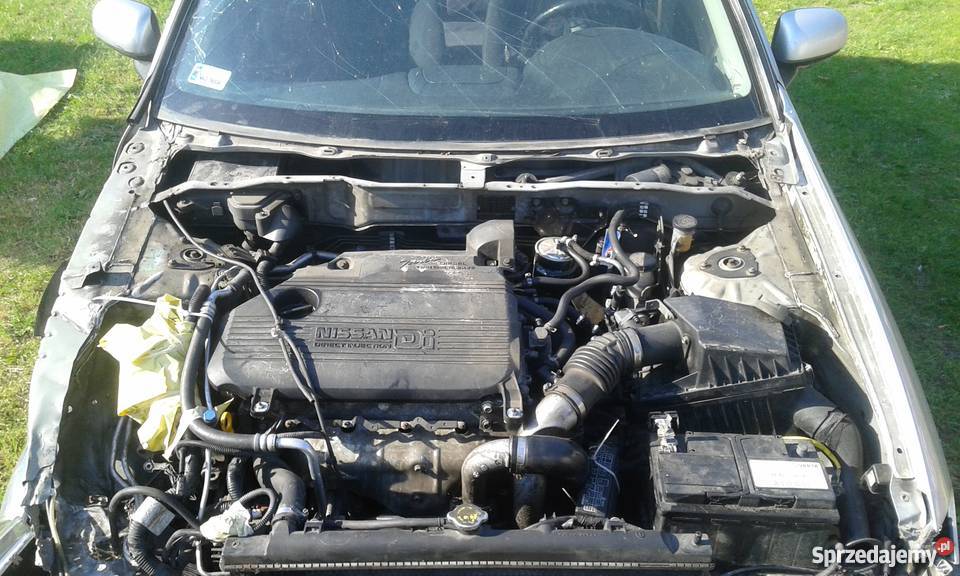 nissan almera N16 uszkodzony srebrny mazowieckie Kaleń Drugi sprzedam