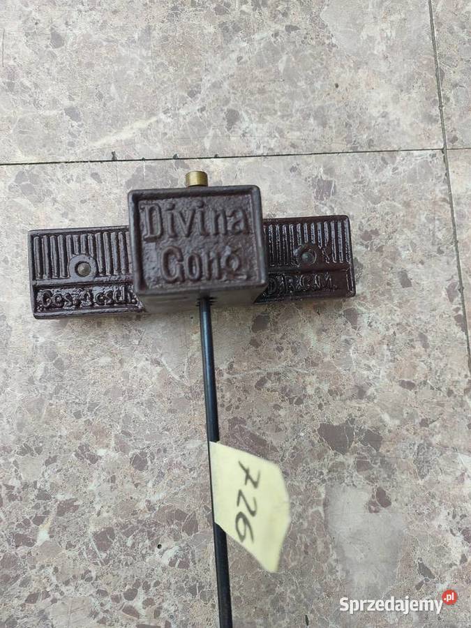 726 Gong starego zegara ściennego 3 trzy struny Tczew