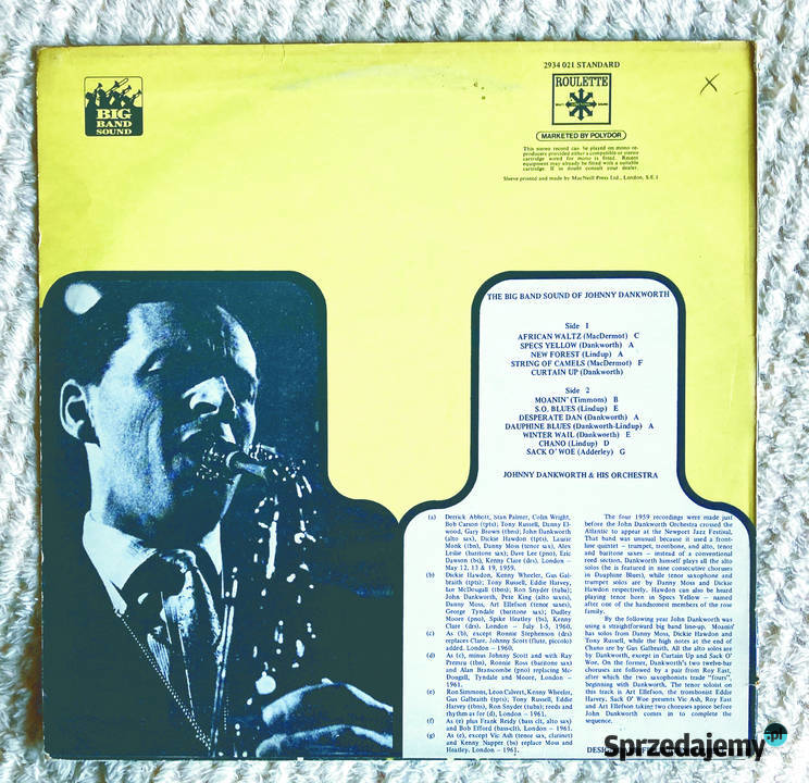 The Big Band Sound Of Johnny Dankworth jazz zachodniopomorskie Szczecin