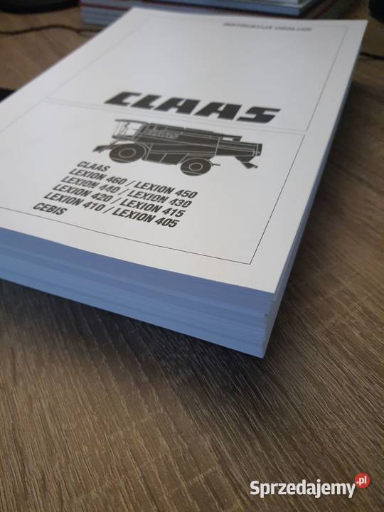 Instrukcja obsługi kombajnu Claas Lexion łódzkie