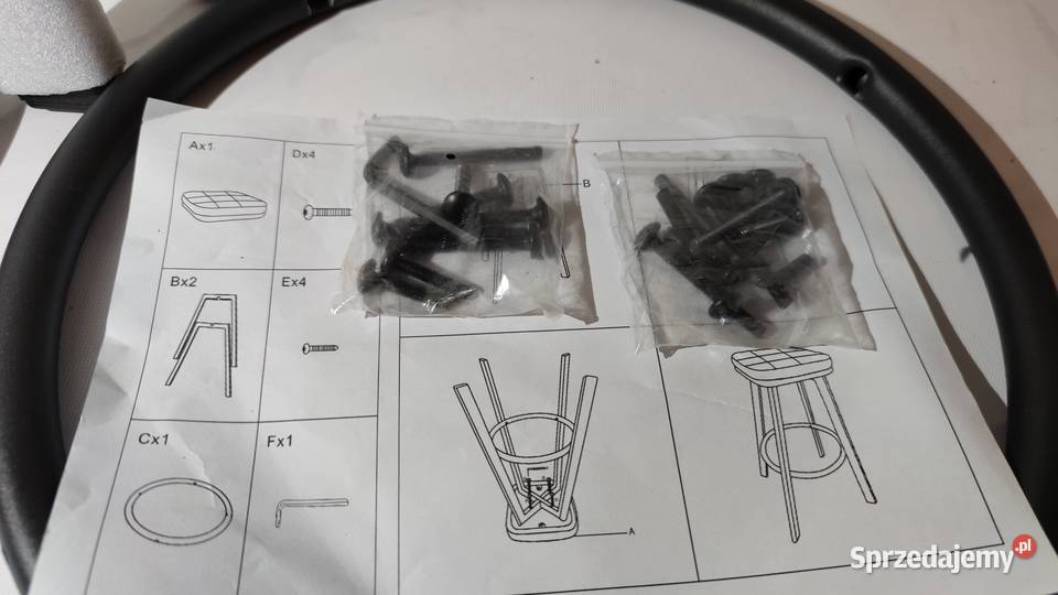 Stołek barowy Hoker Cooney 2 sztuki Jadowniki