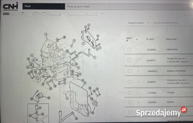 MX110 MX120 MX130 MX135 Case 241068A1 Obudowa Jastrzębniki