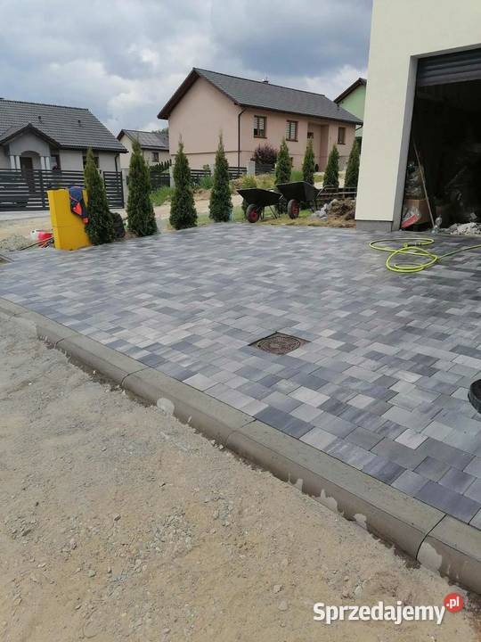 Układanie kostki brukowej Usługi koparką śląskie Rybnik