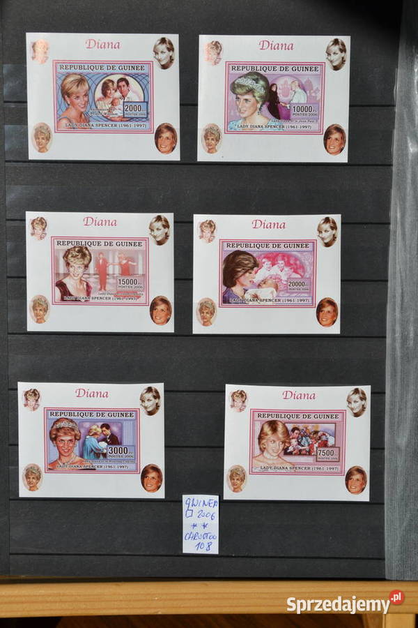 Znaczki Papież Jan Paweł II Gwinea Ks Sobótka