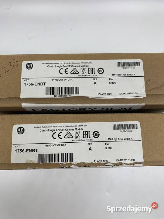 Allen Bradley 1756ENBT ControlLogix Ethernet Warszawa
