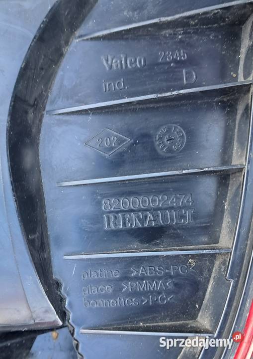 RENAULT LAGUNA II LIFT LAMPA TYŁ dolnośląskie Wrocław
