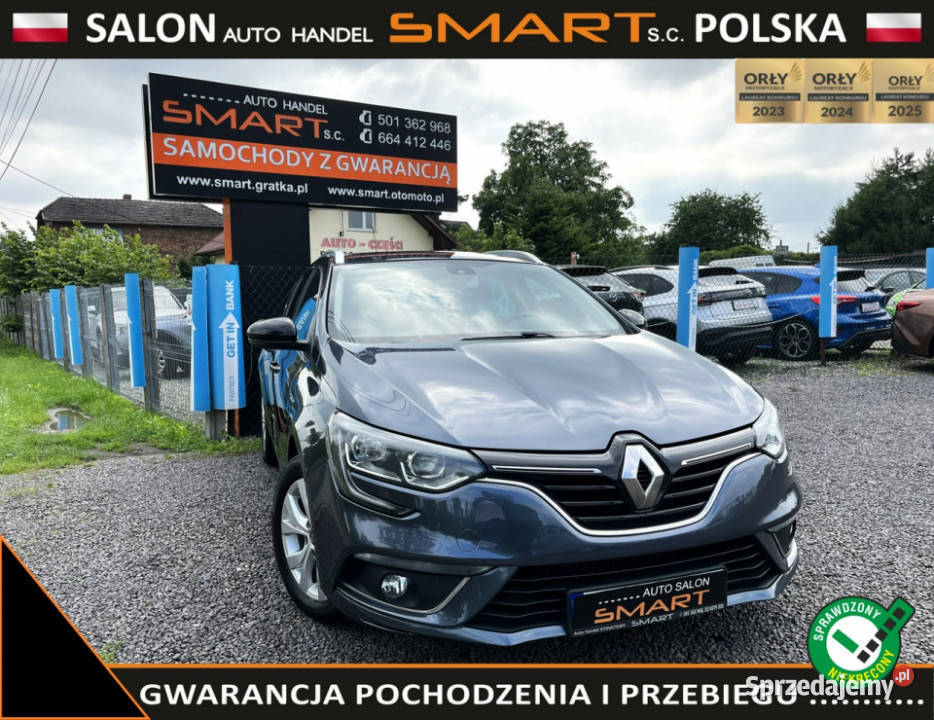 Renault Megane 13 Benzyna Limited Salon Navi FV światła przeciwmgielne Rydułtowy