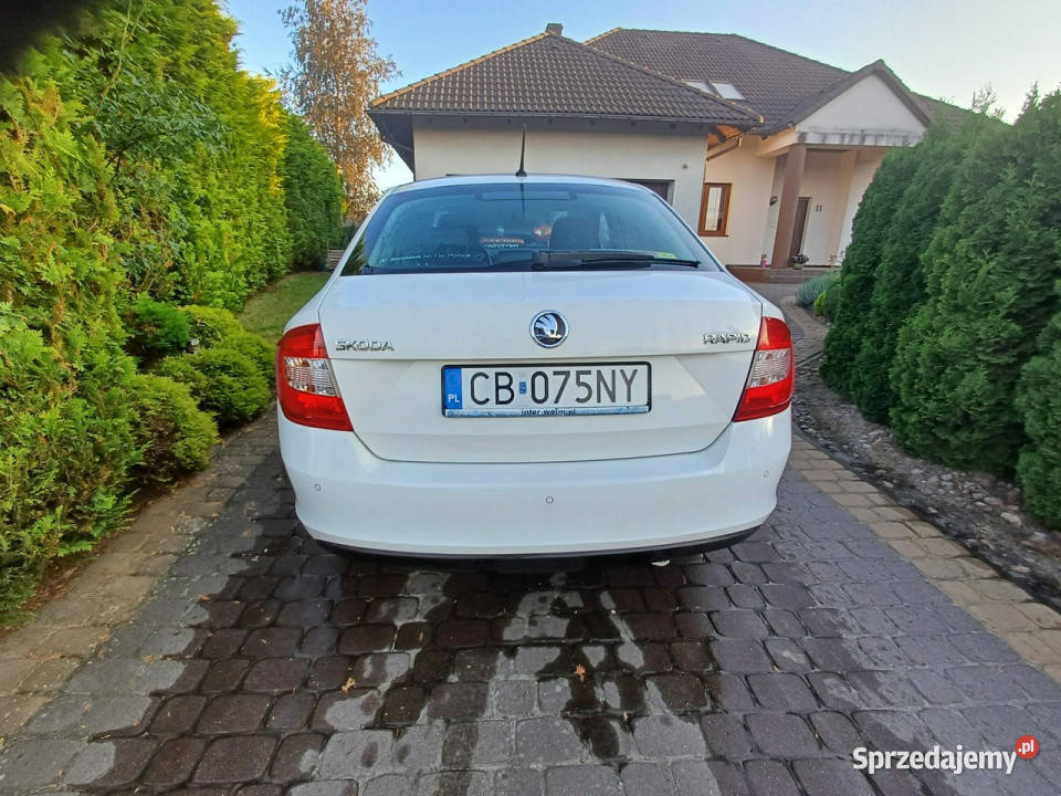 koda RAPID Krajowa zadbana bezwypadkowa LPG aluminiowe felgi Škoda Łochowo
