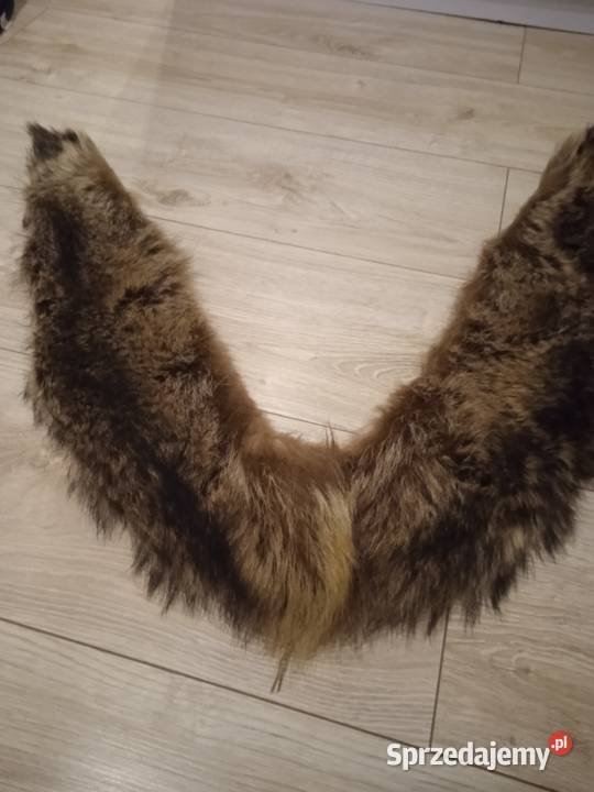 Komplet czapka i kołnierz z naturalnego futra Kraków sprzedam