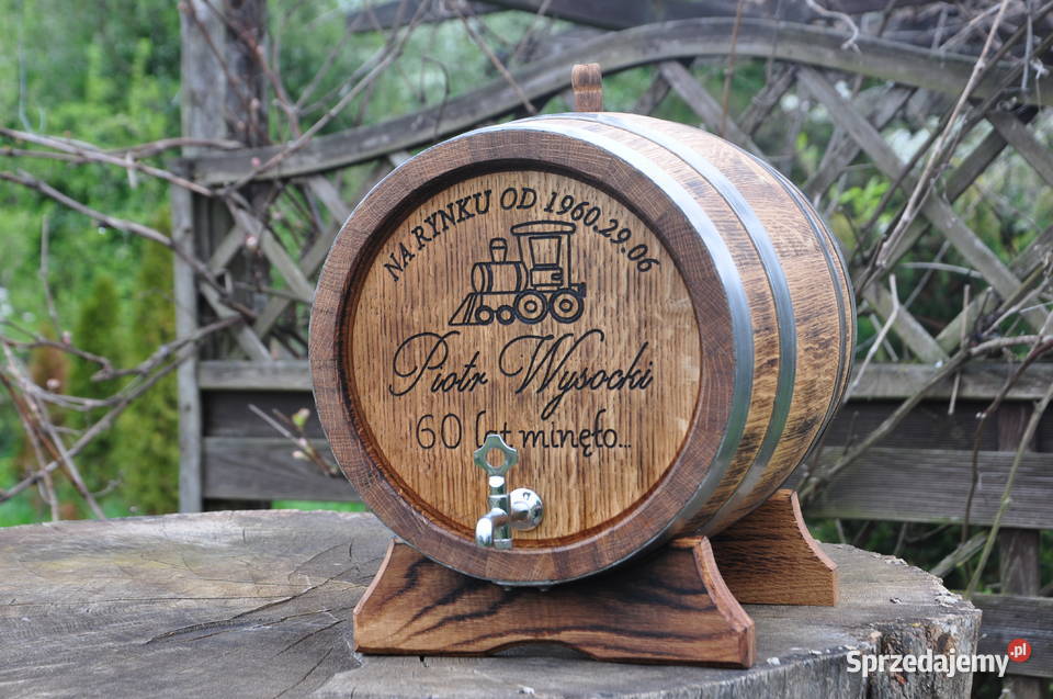 Beczka dębowa 3L 5L 10L 15L 20L na alkohol Wrocław