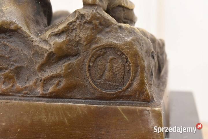 Grenadier Francuski Żołnierz z Brązu Figura Militaria małopolskie