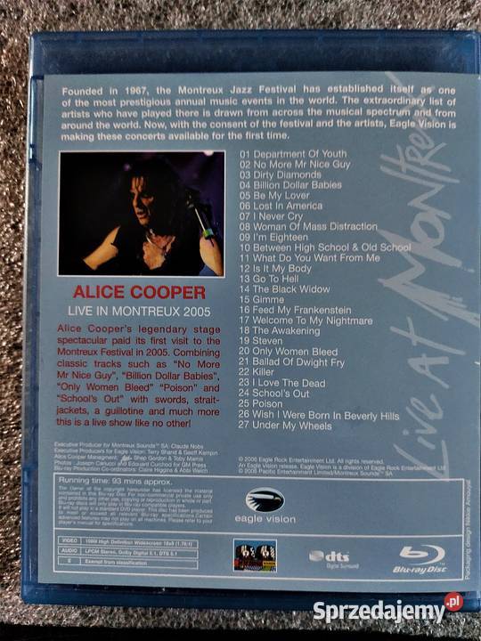 Sprzedam Blu Ray Koncert legendy Hard rocka 1 płyta Katowice