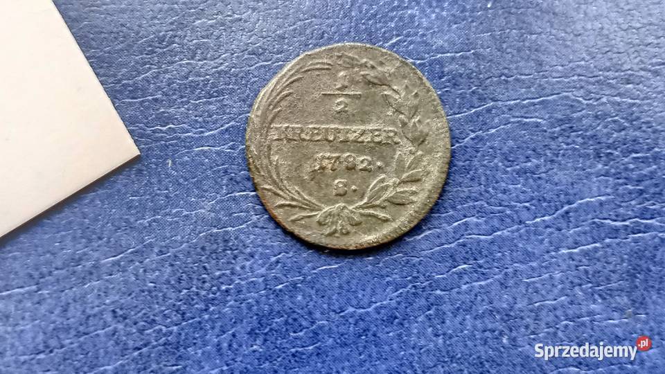 Stare monety 12 krajcar 1782 S Austria