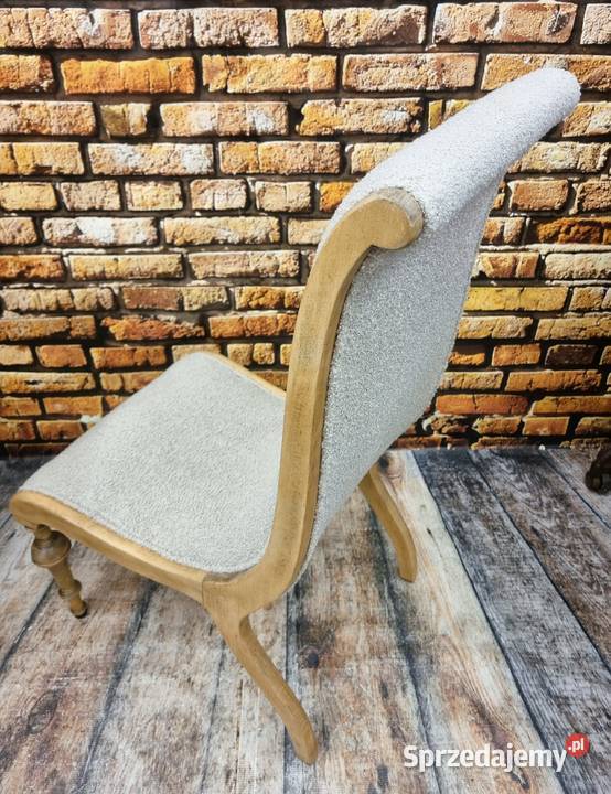Krzesło tapicerowane krzesło boucle krzesło 67cm