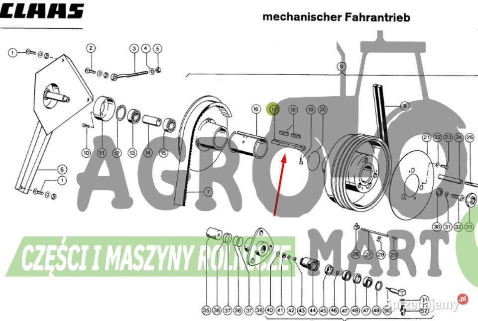 0006292941 06292941 6292941 00 0629 294 1 KLIN Części i osprzęt rolniczy Wichrów