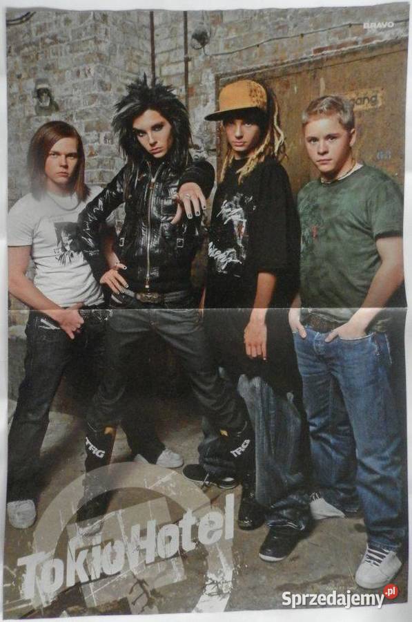 PLAKAT TOKIO HOTEL WYPRZEDAŻ ŚWIAT PLAKATÓW Bydgoszcz