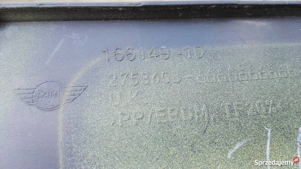 MINI R56 PRAWA ZAŚLEPKA ZDERZAKA PRZÓD 16614910 Międzychód