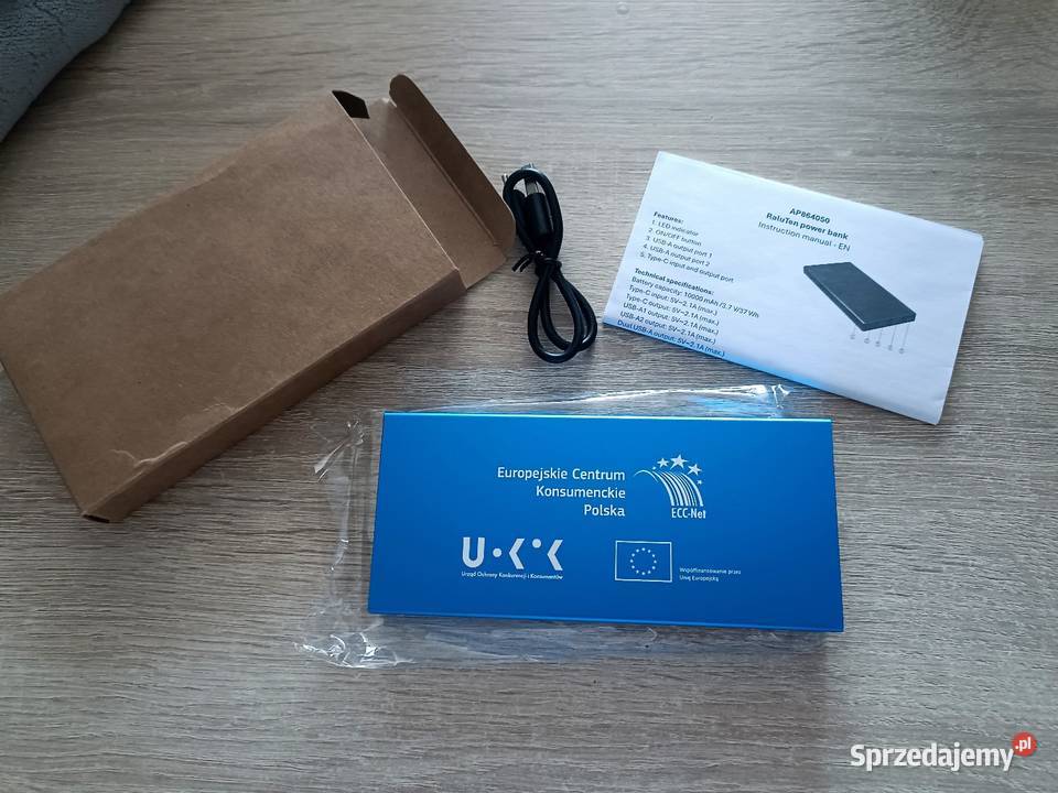 Power Bank 10000 mAh aluminiowy Kwidzyn