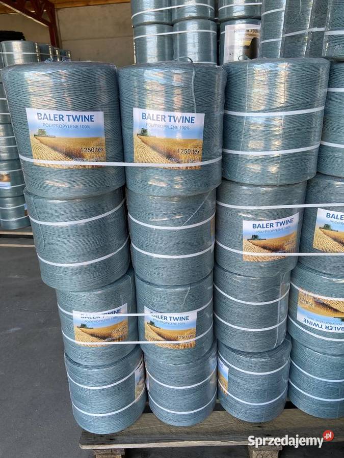 Sznurek do prasy bel 4 m BALER TWINE 4000m 1250 Kolonia Przerąb