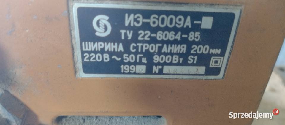 Heblarka strugarka krajzega Siedlce