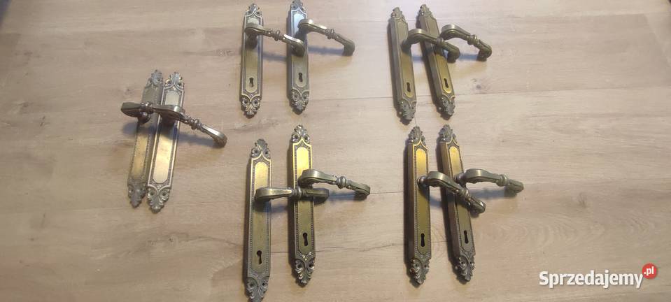 KLAMKI KLAMKA SECESYJNE MOSIĘŻNE Trzebnica sprzedam