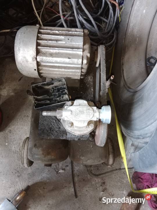 Sprężarka kompresor samoróbka PRL Kompresory Poddębice