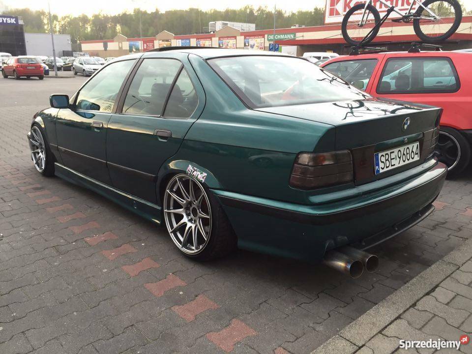 BMW e36 stance gleba german nisko szeroko aluminiowe felgi Seria 3 śląskie Będzin
