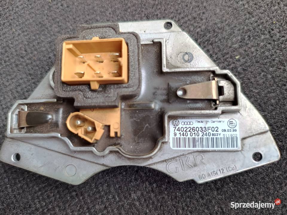 Rezystor dmuchawy Opornica nagrzewnicy VW Passat Wentylacja lubelskie Tereszpol-Zygmunty sprzedam