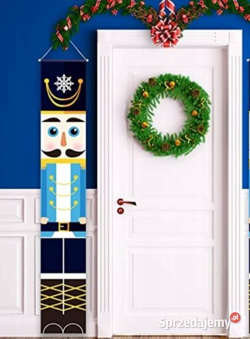 Baner bożonarodzeniowy dziadek do orzechów Kraków