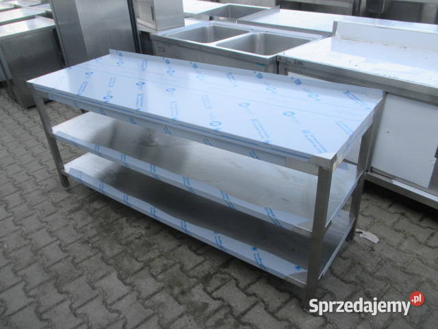 Nowy Stół Gastronomiczny Z 2 Półkami 2007085 Ostrów Wielkopolski