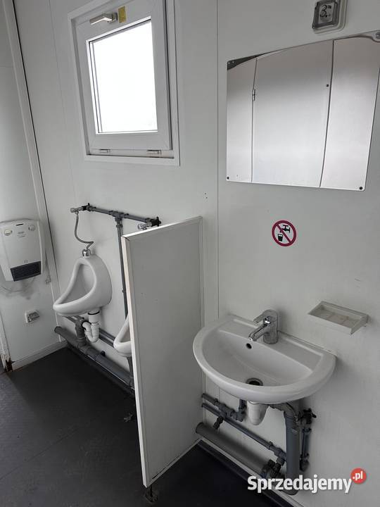 KONTENER SANITARNY 2x PRYSZNIC 2x WC 2x PISUAR Wrocław sprzedam