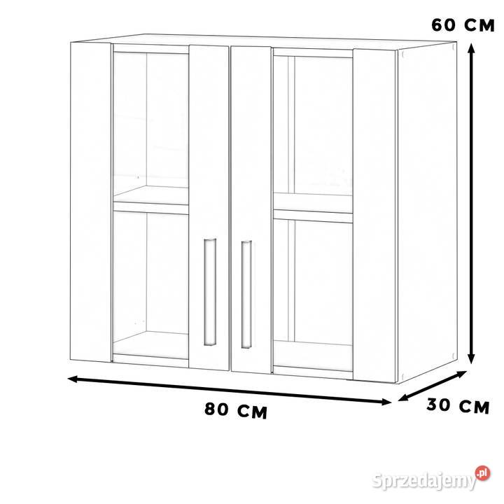 szafka kuchenna wisząca witryna ze szkłem 60cm Elbląg