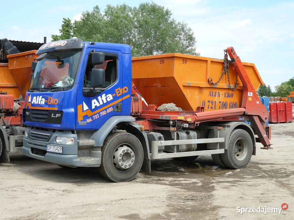 Kontener na gruz 2 3 5 7 m Wrocław wywóz gruzu