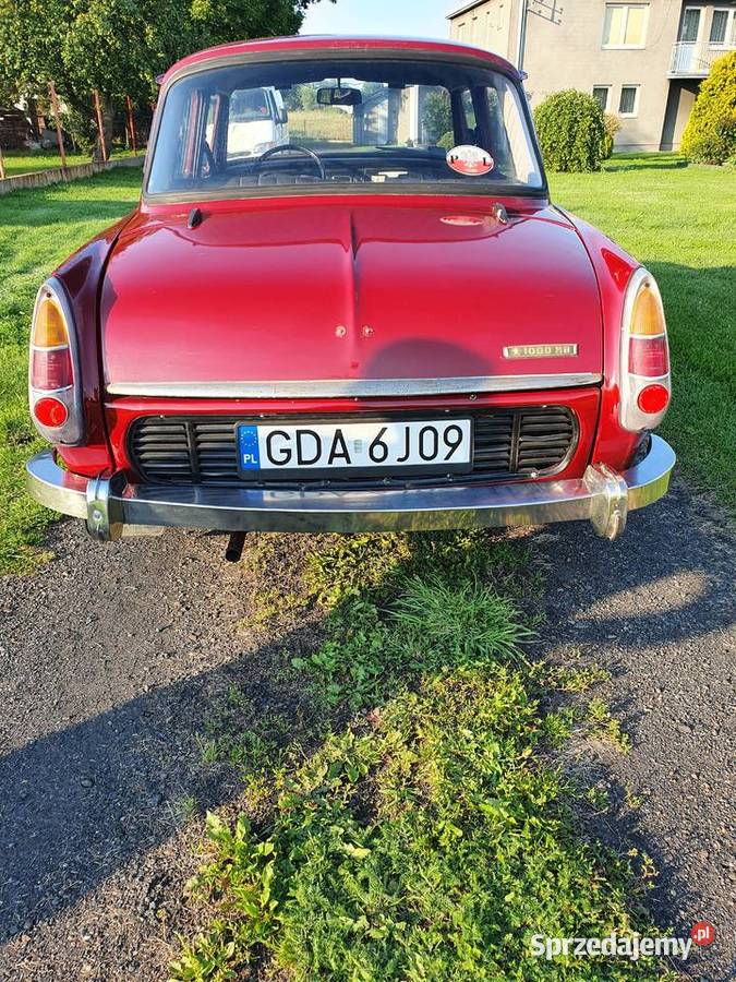 Skoda 1000MB zarejestrowana opłacona Rok produkcji 1968 Aleksandrów Kujawski