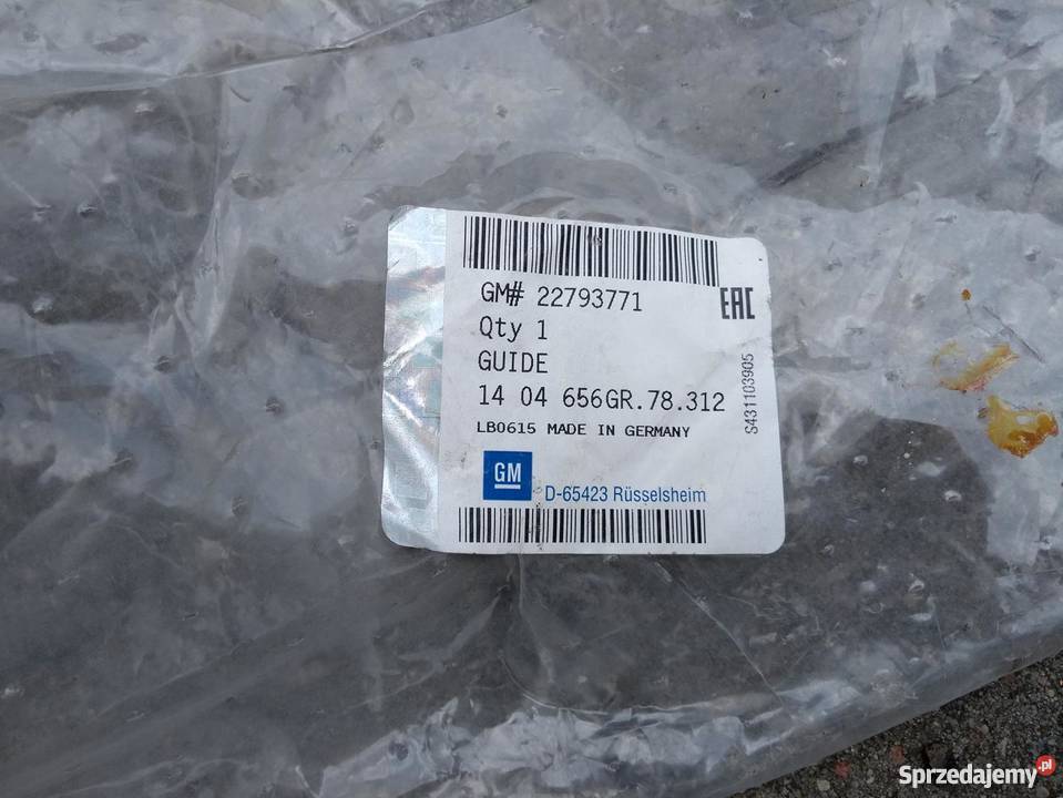 Opel Insignia A ślizg zderzaka lewy tył podkarpackie Pilzno