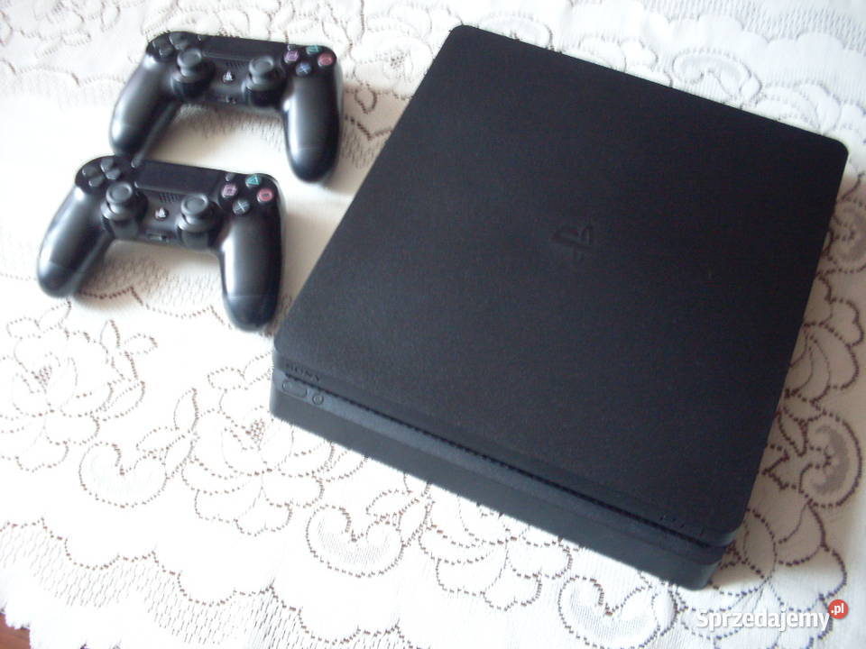 PlayStation 4 slim dysk 1Tb 2 pady Konsole i automaty podkarpackie Łańcut
