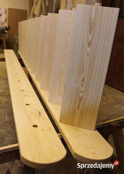 DREWNIANE SCHODY SOSNOWE REGULOWANE Młynarskie Łuków